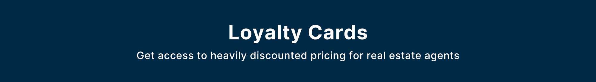 Loyalty Cards
