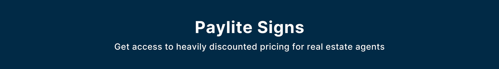 Paylite SIgns