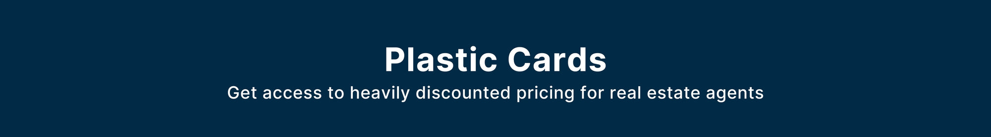 Plastic Cards