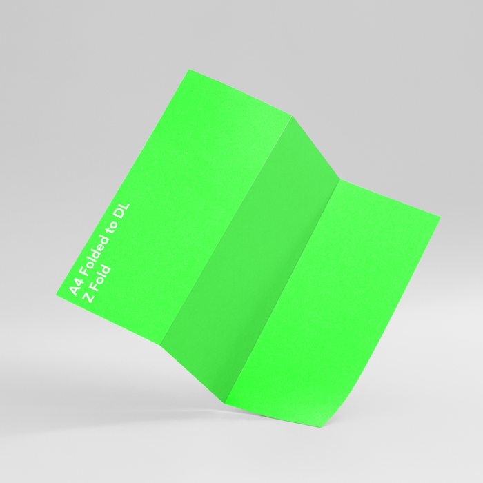 A4 Folded to DL Brochure
