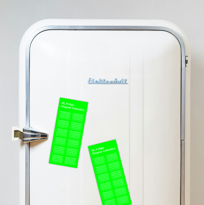 Personalised DL Calendars - Single Sided with Magnets