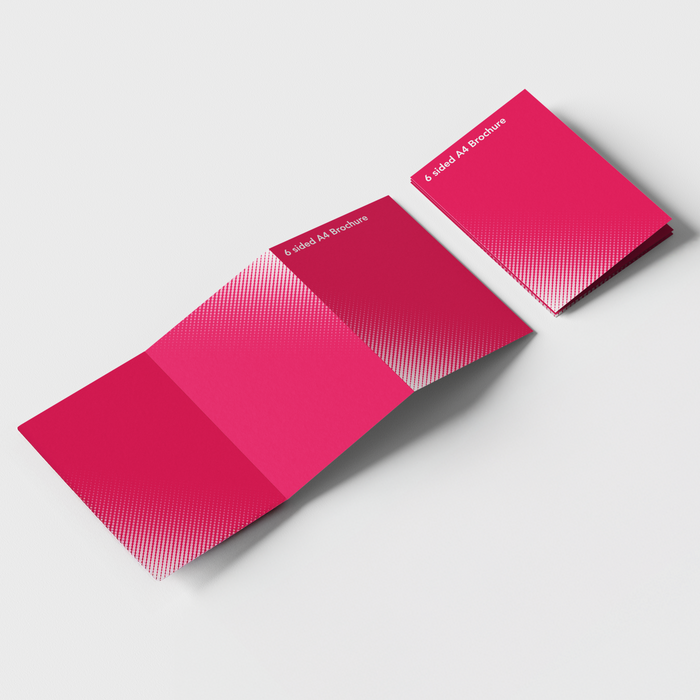 6 sided A4 Brochure