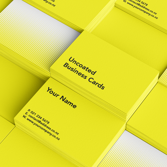 Uncoated Business Cards