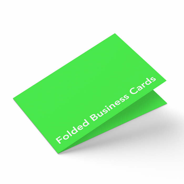 Folded Business Cards