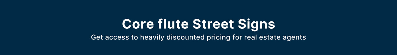 Core Flute Street Signs