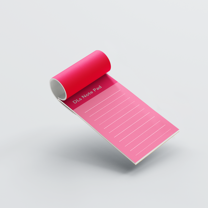 25 Leaf DL Note Pad