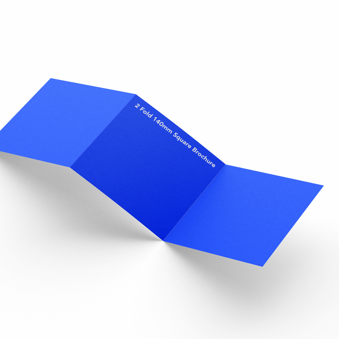2 Fold 140mm Square Brochure